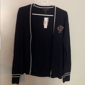 J. Crew Navy Blue Cardigan